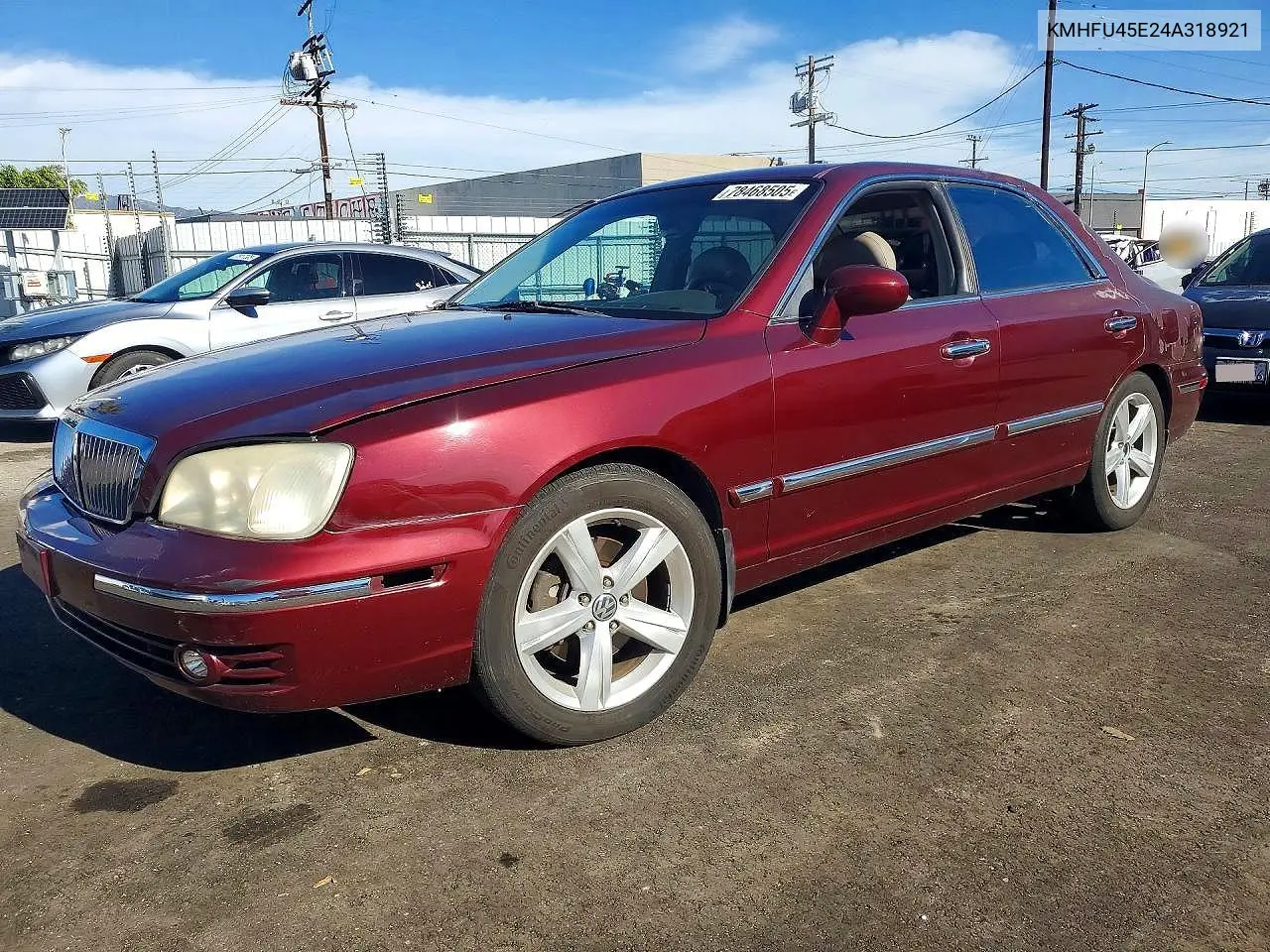2004 Hyundai Xg 350 VIN: KMHFU45E24A318921 Lot: 56186416