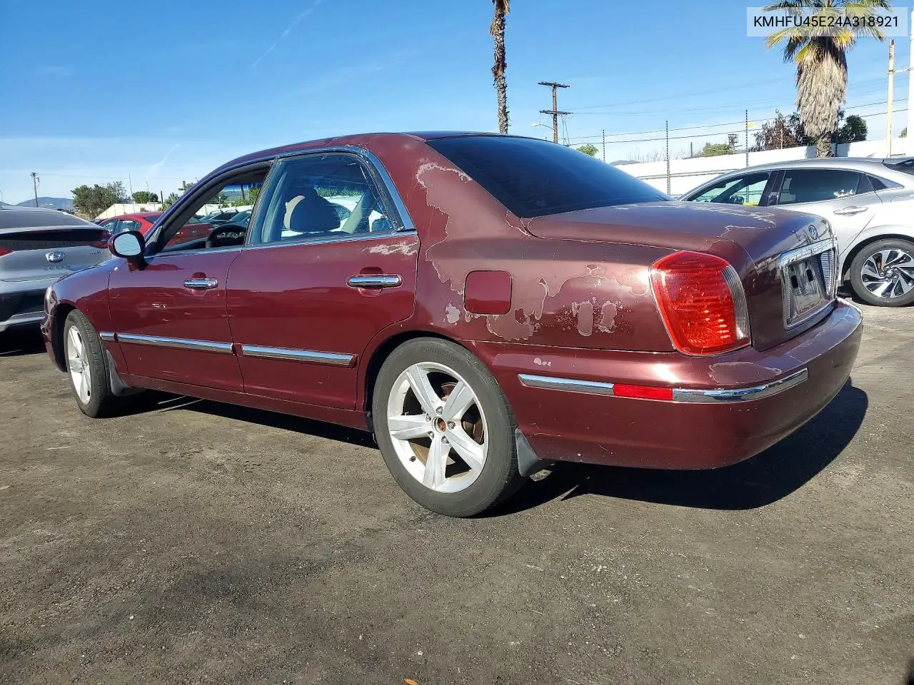 2004 Hyundai Xg 350 VIN: KMHFU45E24A318921 Lot: 56186416