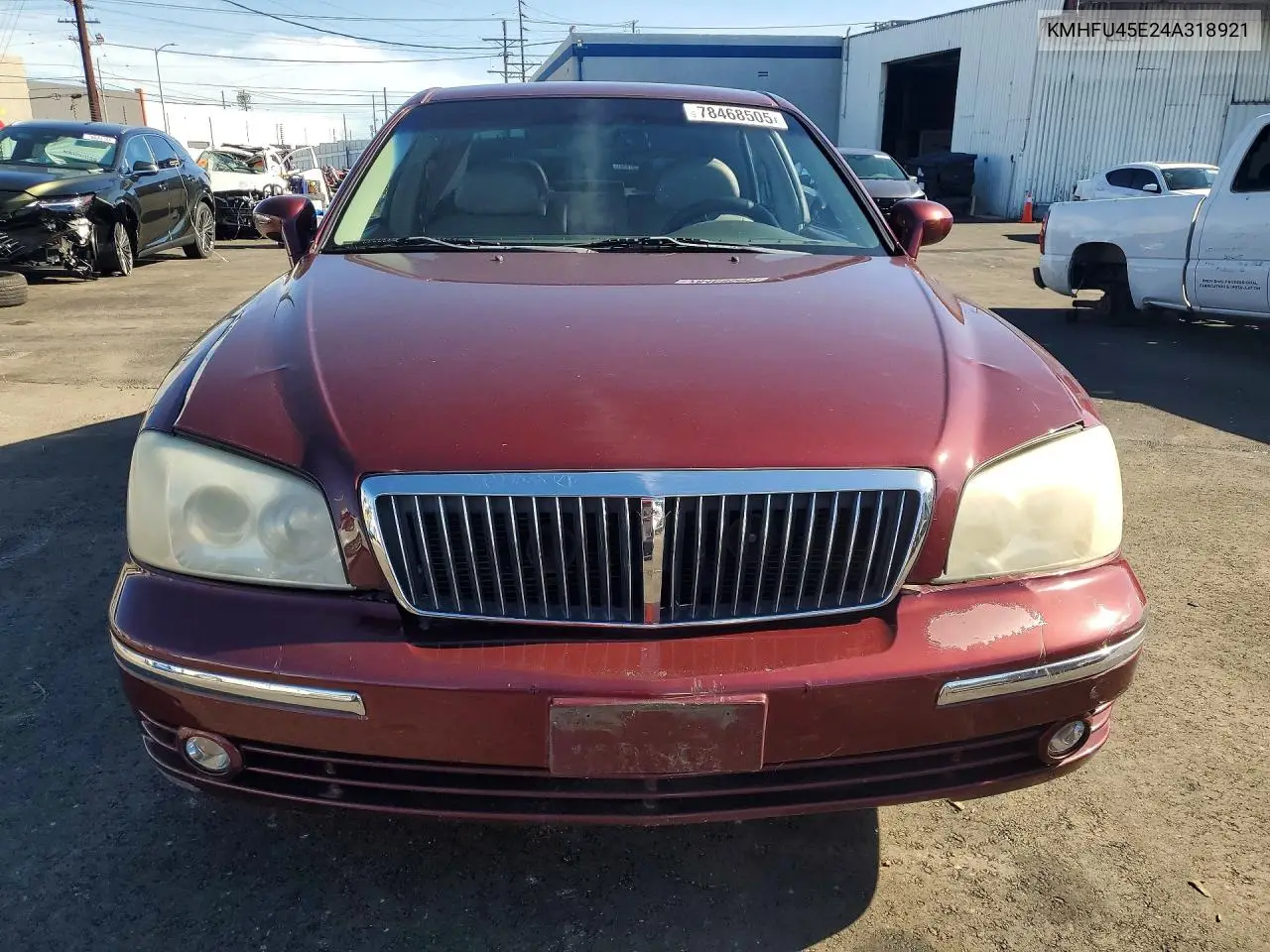 2004 Hyundai Xg 350 VIN: KMHFU45E24A318921 Lot: 56186416
