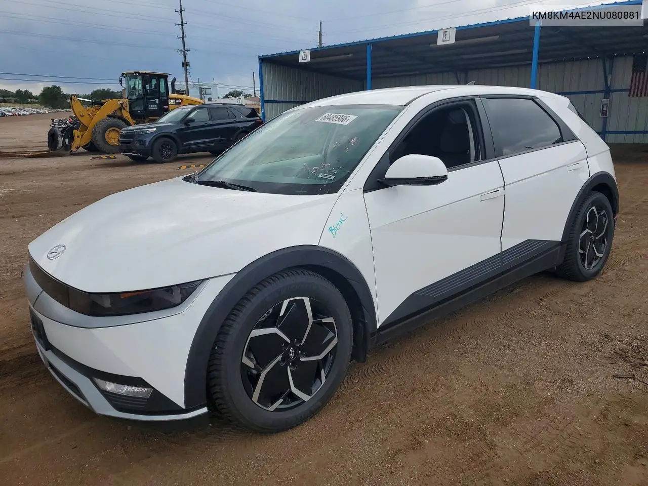 2022 Hyundai Ioniq 5 Se VIN: KM8KM4AE2NU080881 Lot: 60485986