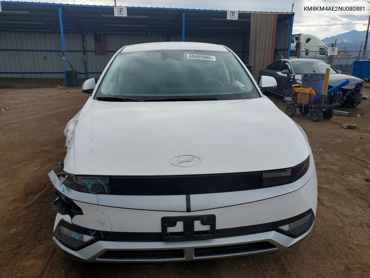 2022 Hyundai Ioniq 5 Se VIN: KM8KM4AE2NU080881 Lot: 60485986