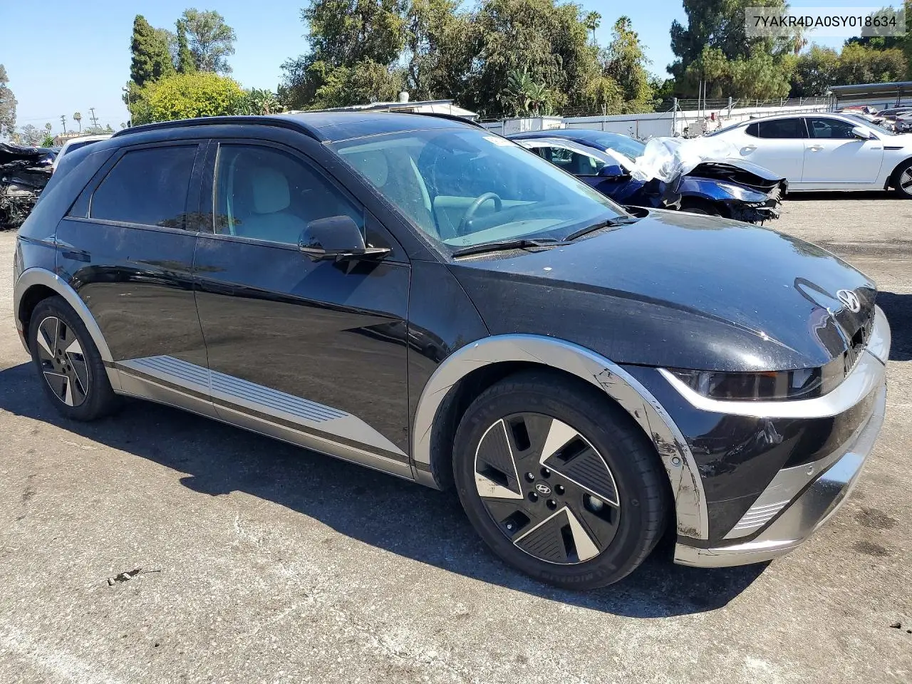 2025 Hyundai Ioniq 5 Limited VIN: 7YAKR4DA0SY018634 Lot: 59741986