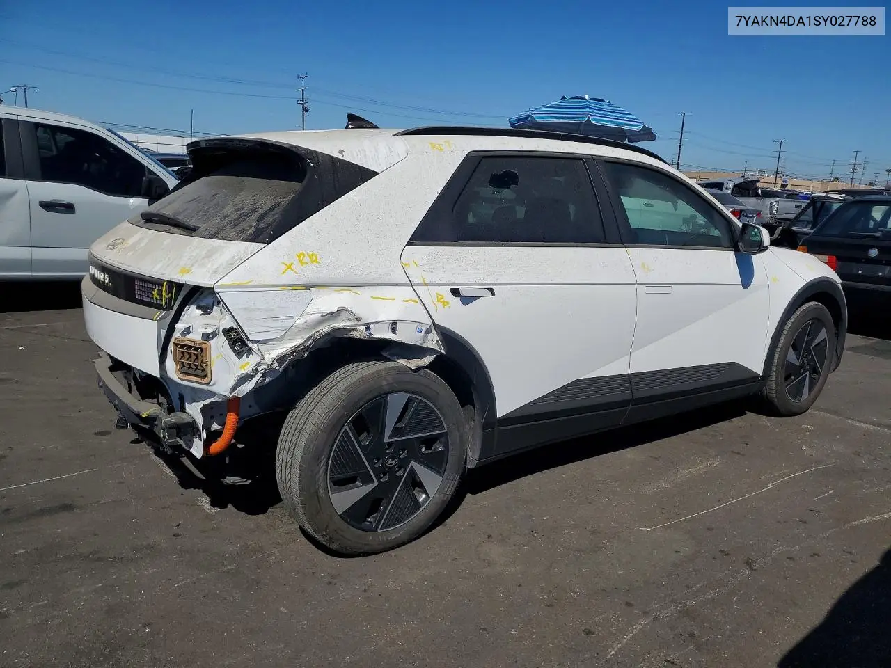 2025 Hyundai Ioniq 5 Sel VIN: 7YAKN4DA1SY027788 Lot: 60488186
