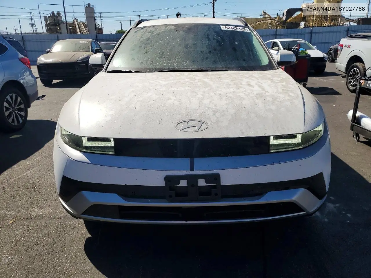 2025 Hyundai Ioniq 5 Sel VIN: 7YAKN4DA1SY027788 Lot: 60488186