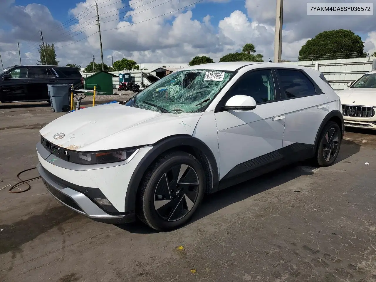 2025 Hyundai Ioniq 5 Se VIN: 7YAKM4DA8SY036572 Lot: 61872606