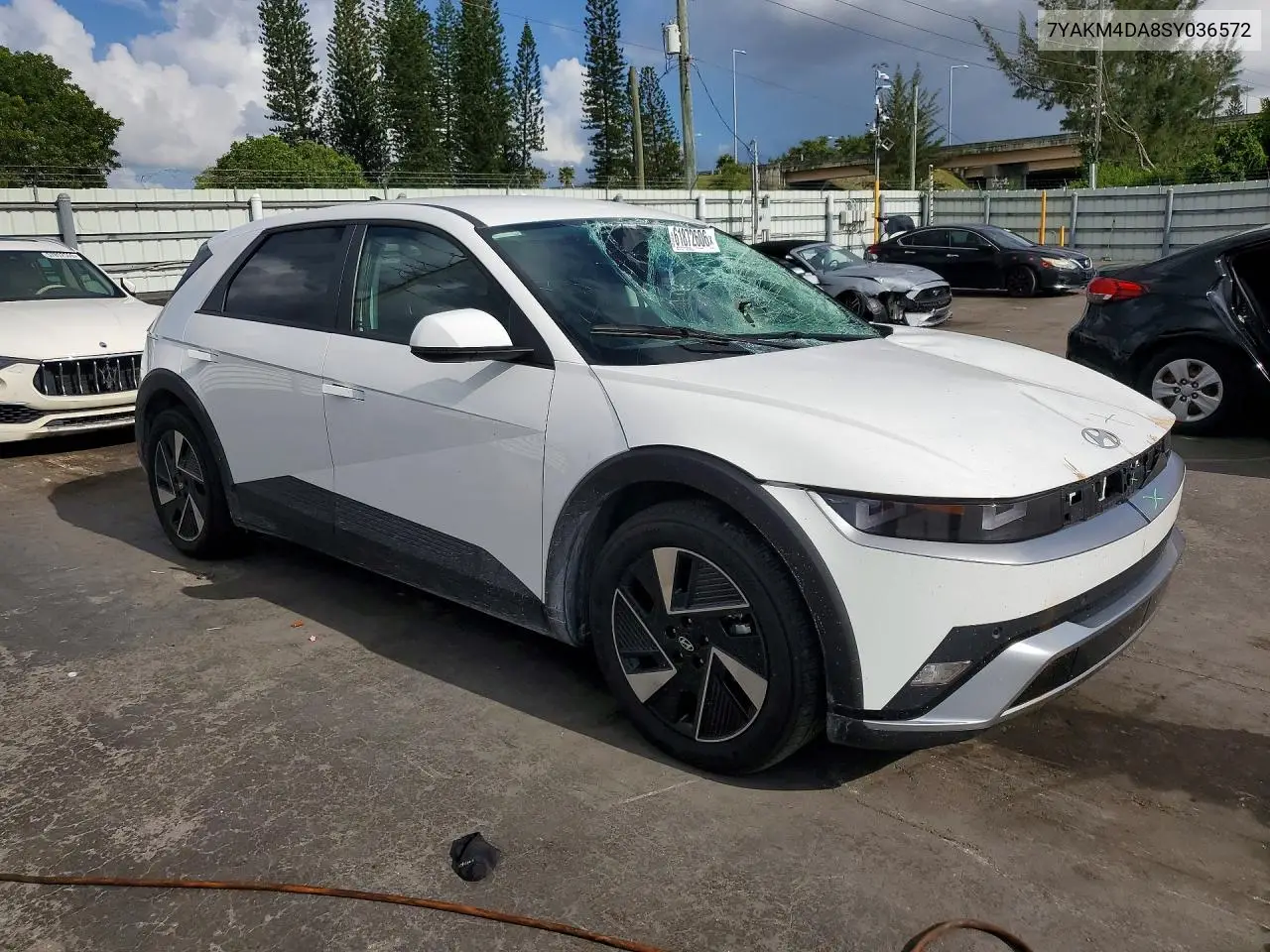 2025 Hyundai Ioniq 5 Se VIN: 7YAKM4DA8SY036572 Lot: 61872606