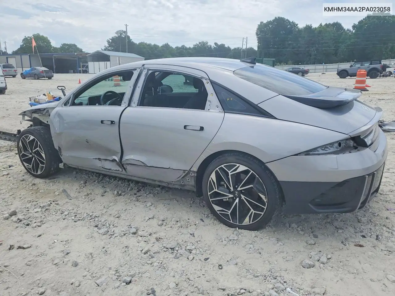 2023 Hyundai Ioniq 6 Sel VIN: KMHM34AA2PA023058 Lot: 52821786