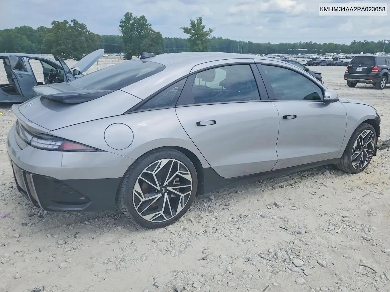 2023 Hyundai Ioniq 6 Sel VIN: KMHM34AA2PA023058 Lot: 52821786