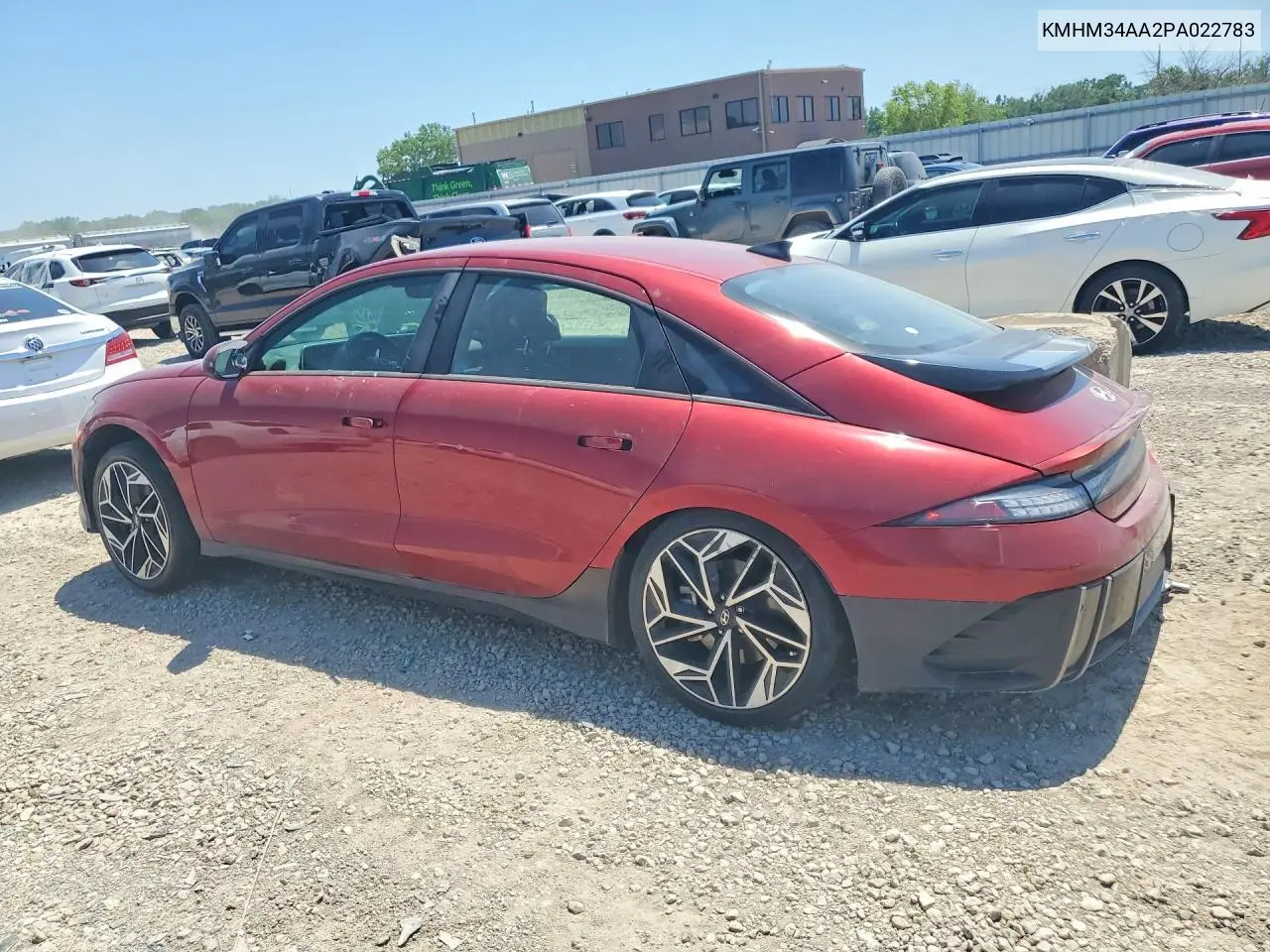 2023 Hyundai Ioniq 6 VIN: KMHM34AA2PA022783 Lot: 52982706