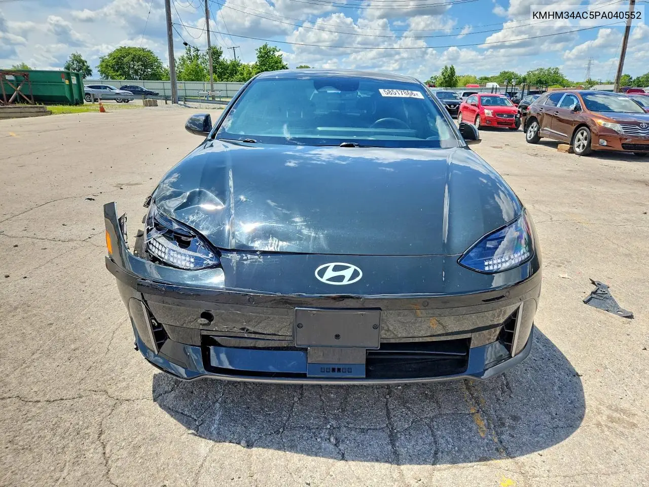 2023 Hyundai Ioniq 6 Sel VIN: KMHM34AC5PA040552 Lot: 58517866