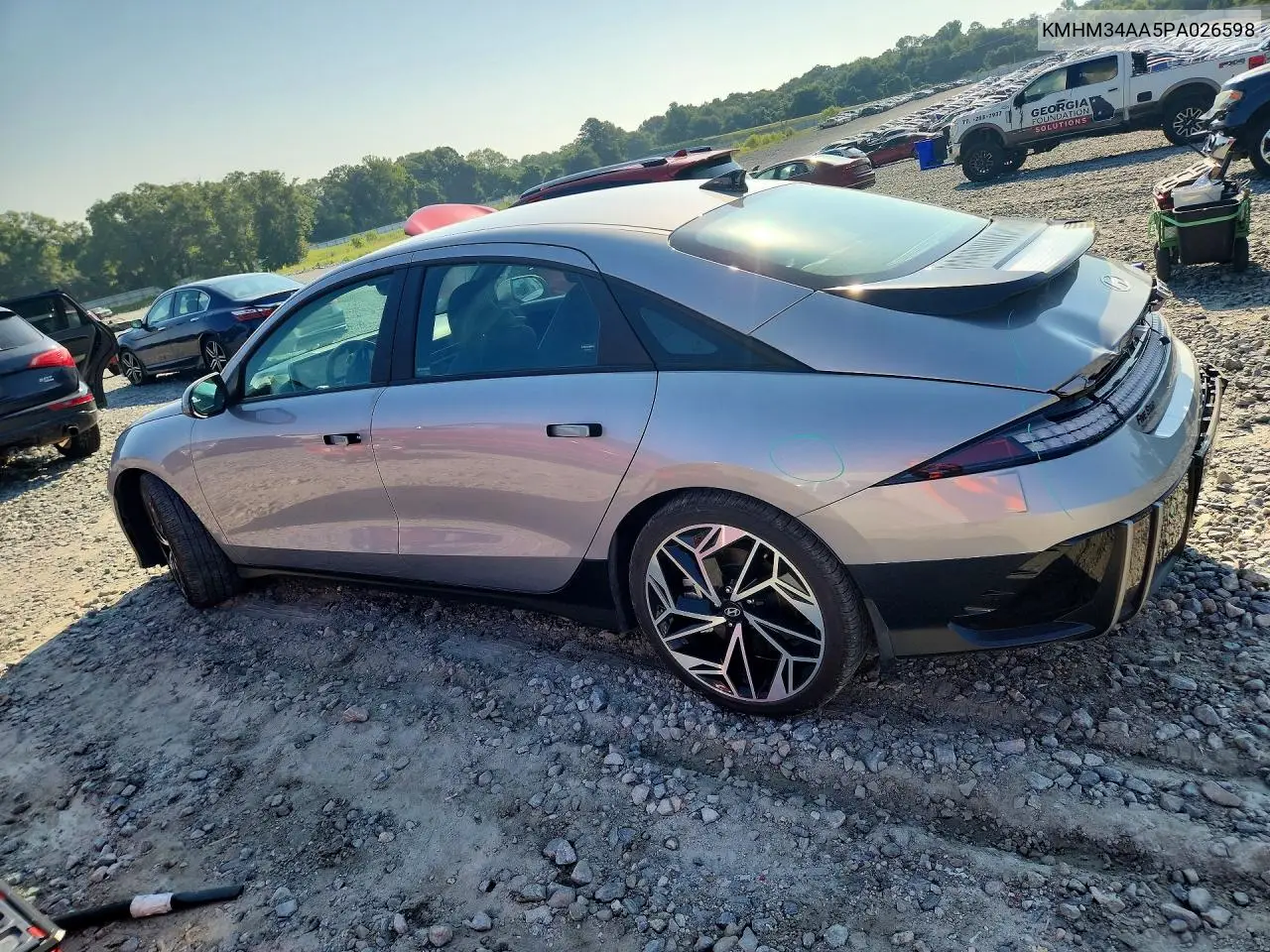 2023 Hyundai Ioniq 6 Sel VIN: KMHM34AA5PA026598 Lot: 59962146