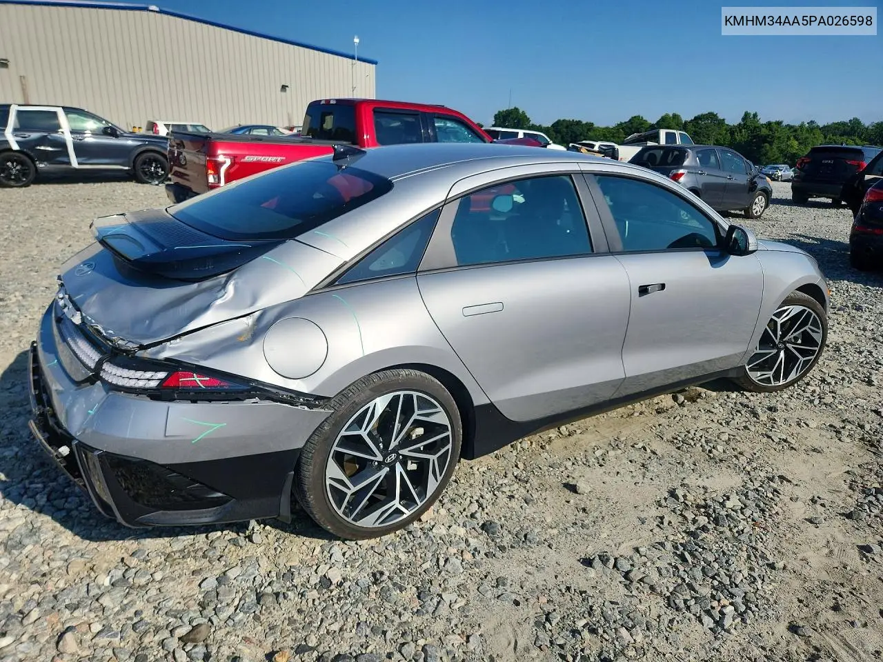 2023 Hyundai Ioniq 6 Sel VIN: KMHM34AA5PA026598 Lot: 59962146