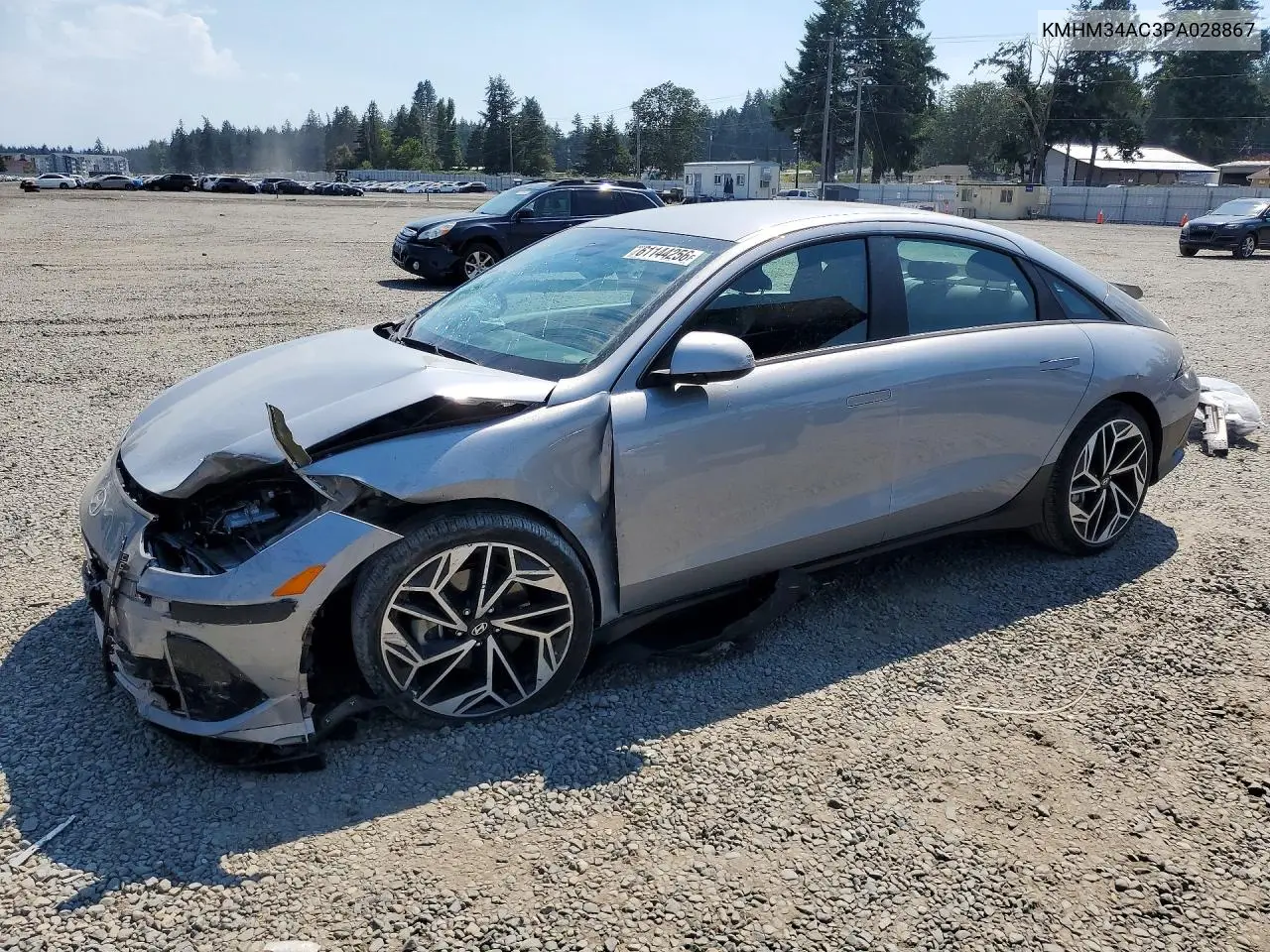 2023 Hyundai Ioniq 6 Sel VIN: KMHM34AC3PA028867 Lot: 61144256