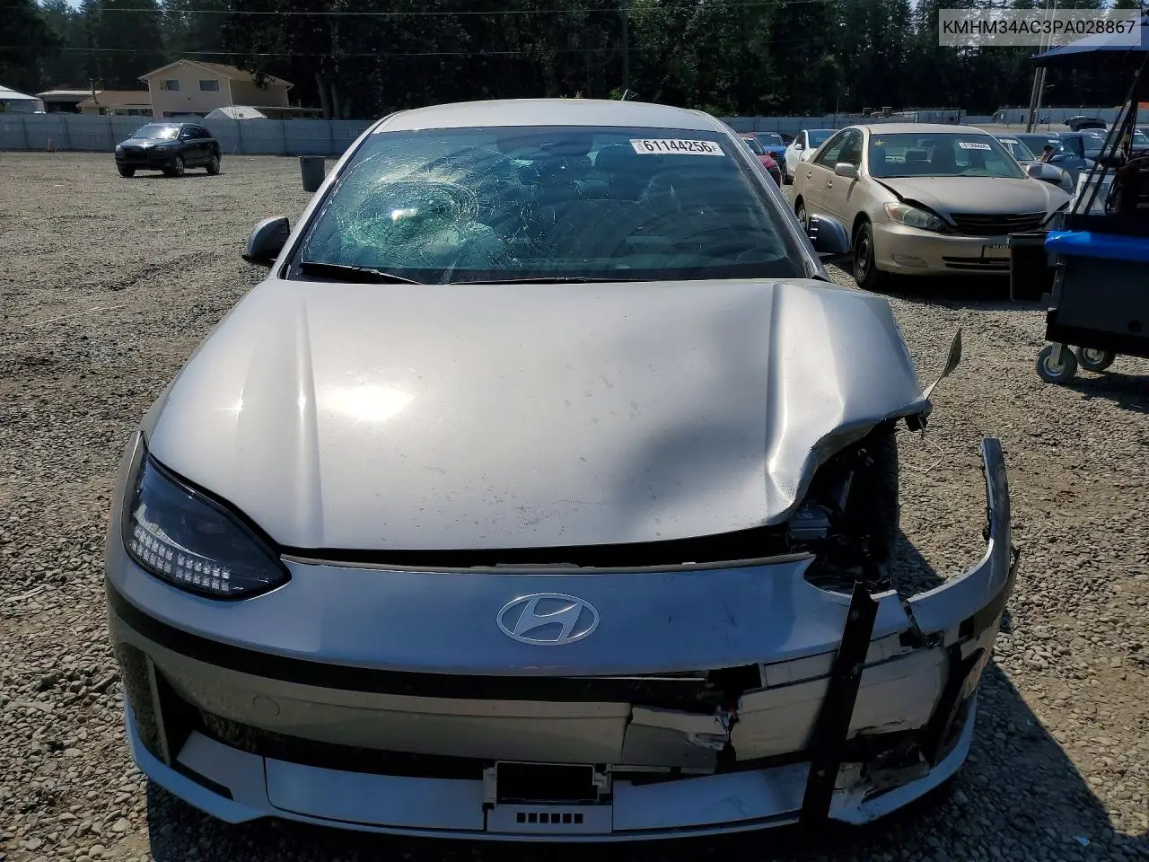 2023 Hyundai Ioniq 6 Sel VIN: KMHM34AC3PA028867 Lot: 61144256