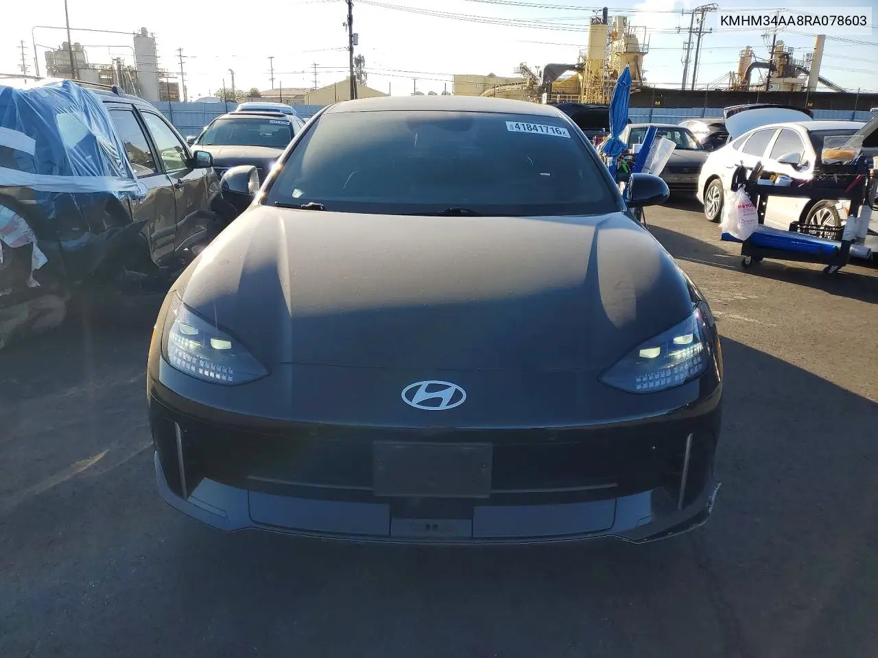 2024 Hyundai Ioniq 6 Sel VIN: KMHM34AA8RA078603 Lot: 41841716