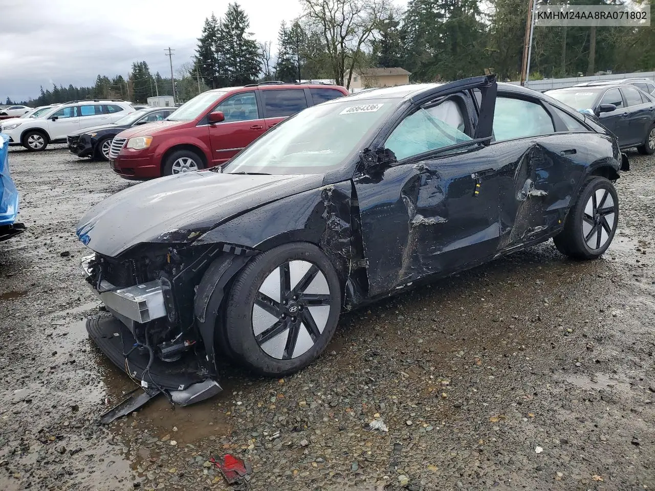2024 Hyundai Ioniq 6 Se VIN: KMHM24AA8RA071802 Lot: 46864336