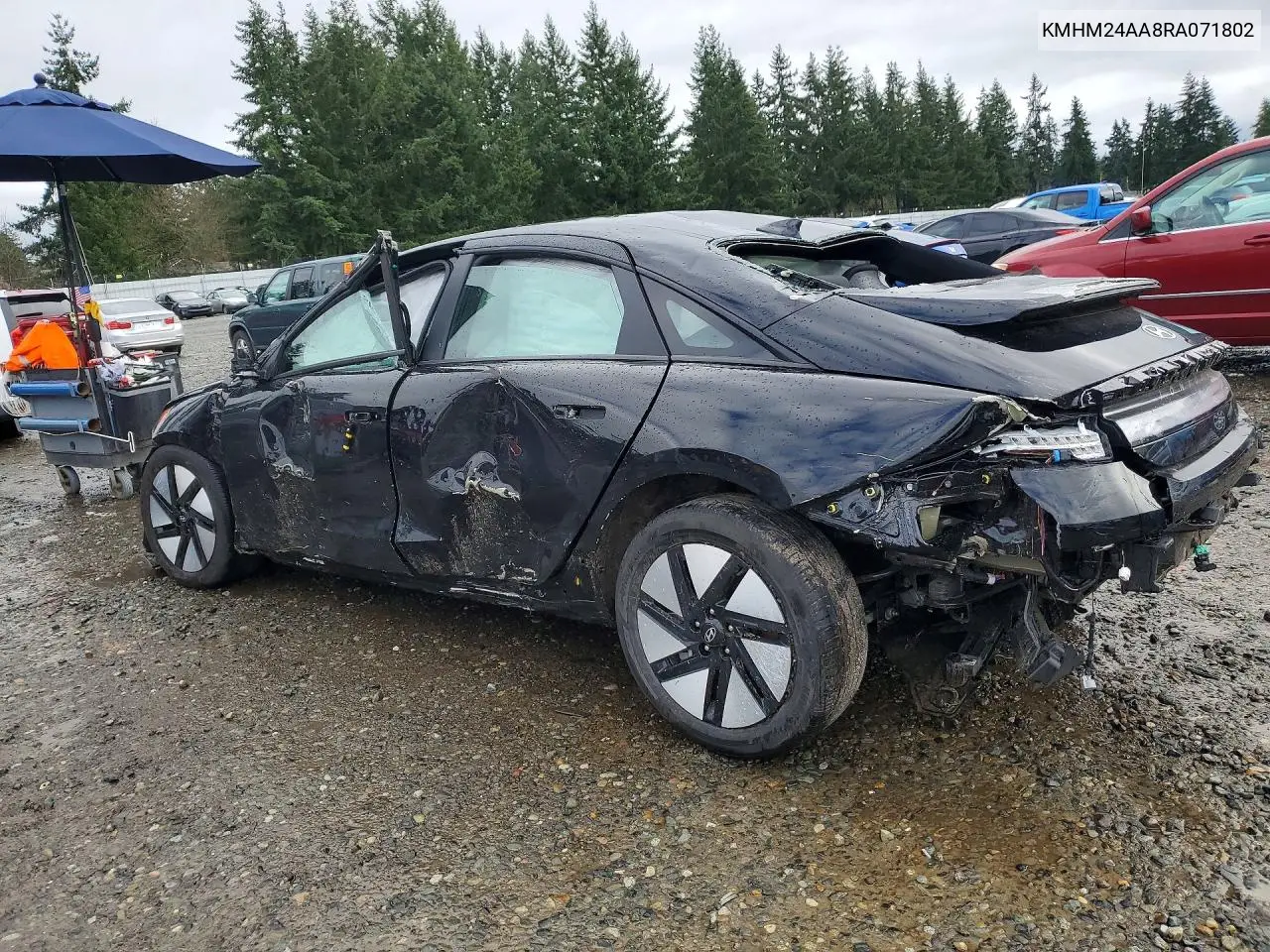 2024 Hyundai Ioniq 6 Se VIN: KMHM24AA8RA071802 Lot: 46864336