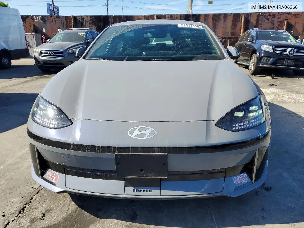 2024 Hyundai Ioniq 6 Se VIN: KMHM24AA4RA062661 Lot: 51377116