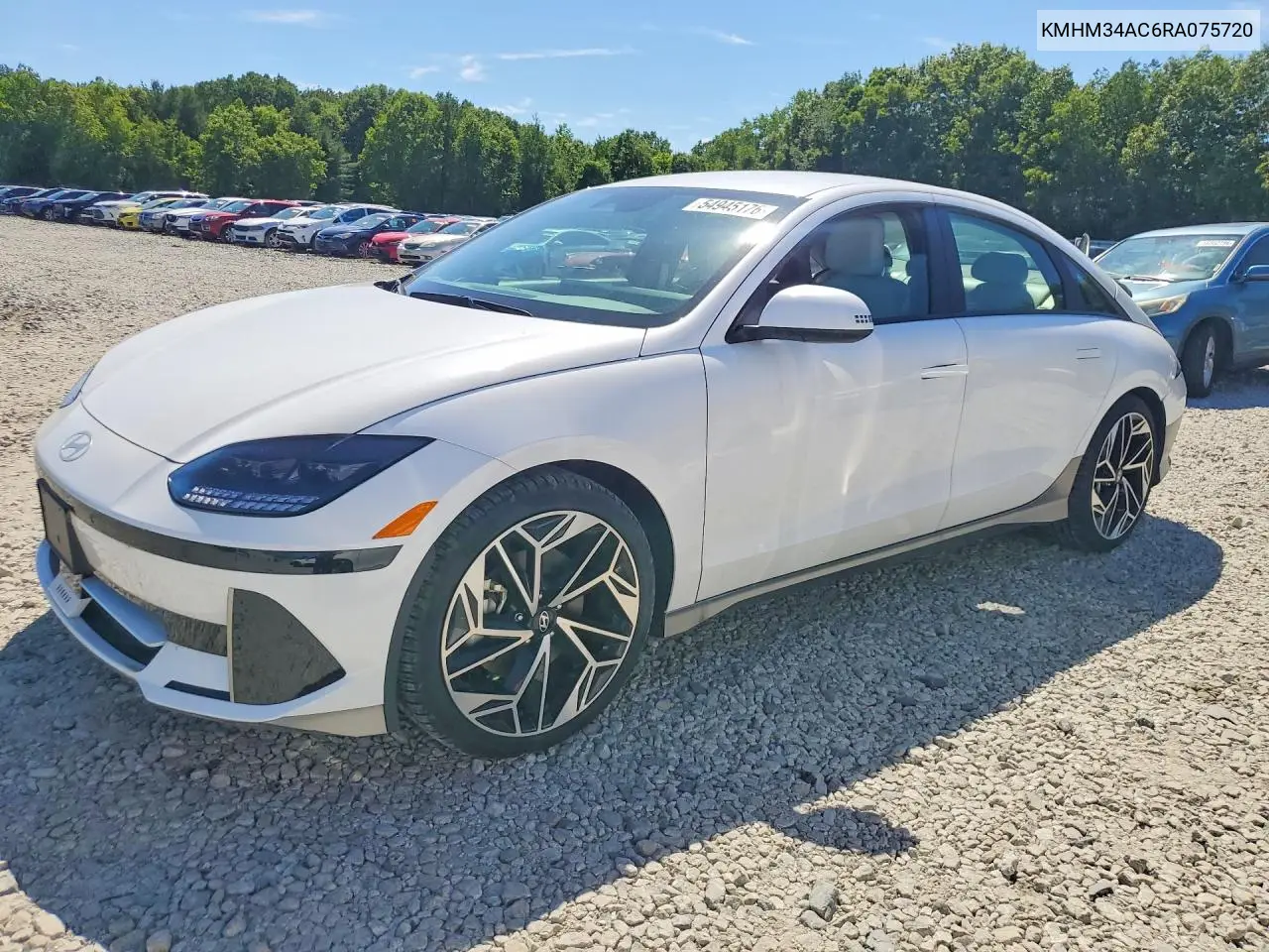 2024 Hyundai Ioniq 6 Sel VIN: KMHM34AC6RA075720 Lot: 54945176