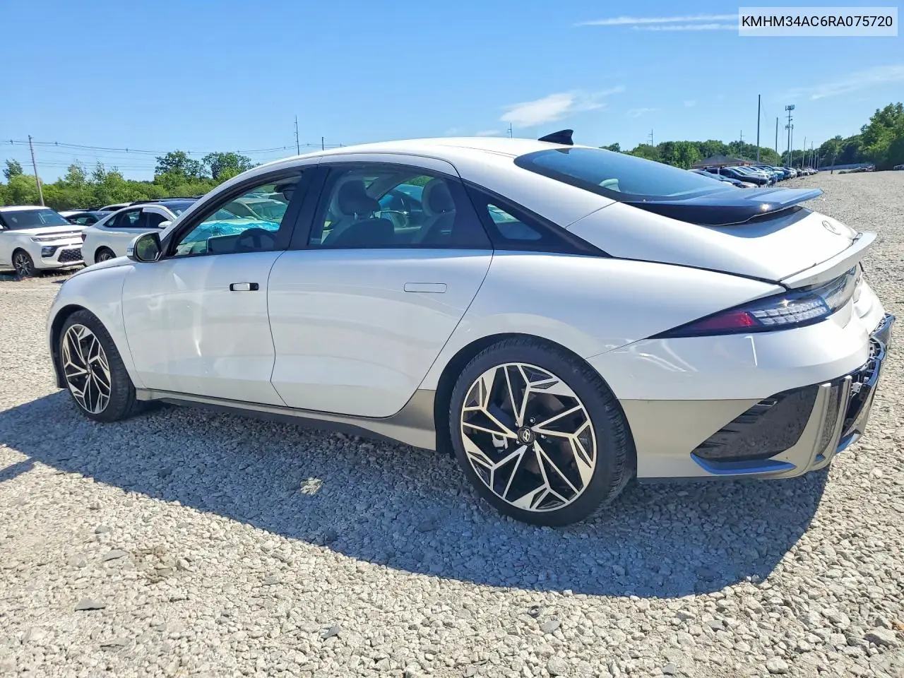 2024 Hyundai Ioniq 6 Sel VIN: KMHM34AC6RA075720 Lot: 54945176