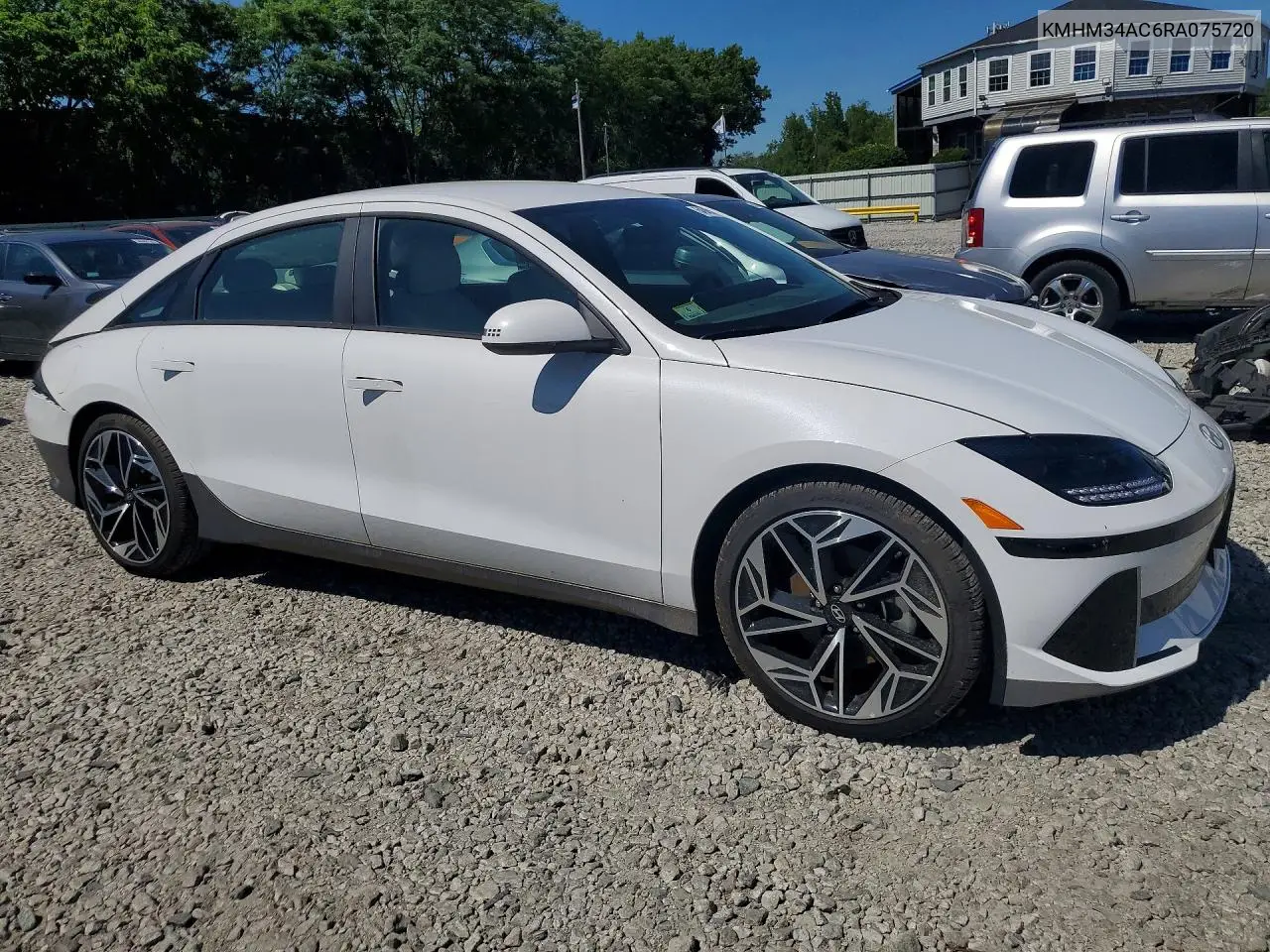 2024 Hyundai Ioniq 6 Sel VIN: KMHM34AC6RA075720 Lot: 54945176