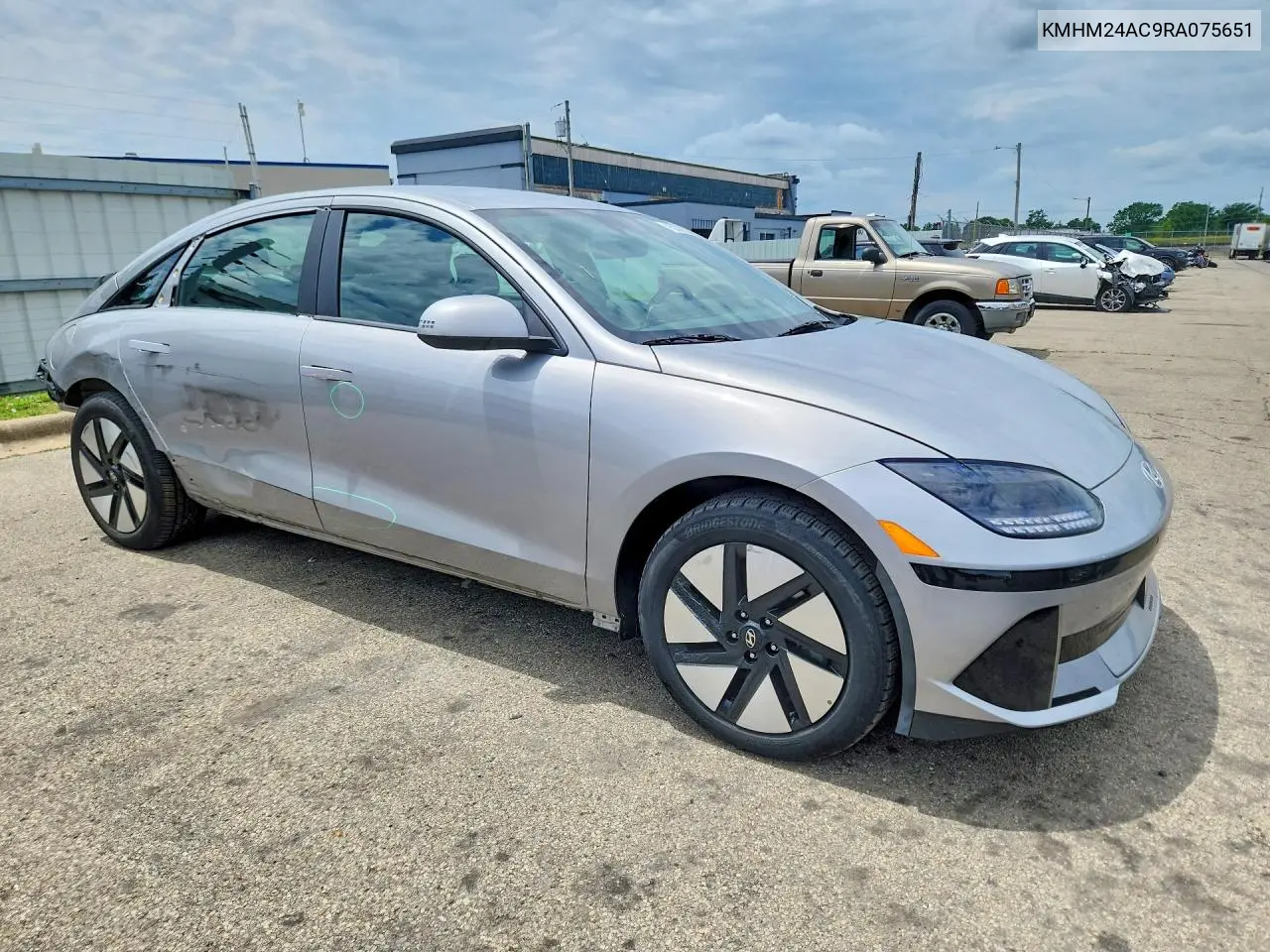 2024 Hyundai Ioniq 6 Se VIN: KMHM24AC9RA075651 Lot: 57997466