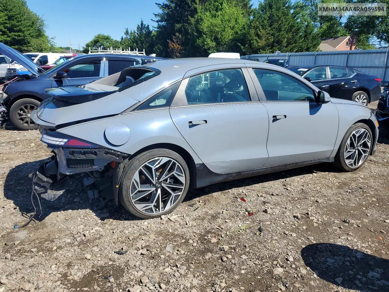2024 Hyundai Ioniq 6 Sel VIN: KMHM34AA4RA059594 Lot: 58035706