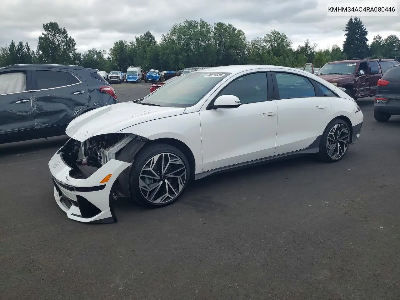 2024 Hyundai Ioniq 6 Sel VIN: KMHM34AC4RA080446 Lot: 59946226