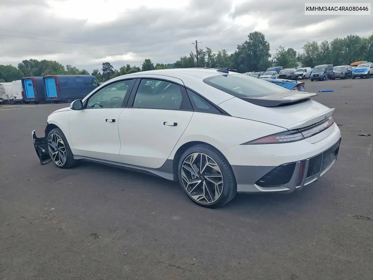 2024 Hyundai Ioniq 6 Sel VIN: KMHM34AC4RA080446 Lot: 59946226