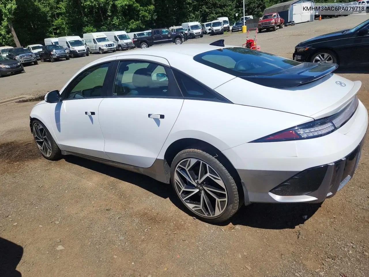 2024 Hyundai Ioniq 6 Sel VIN: KMHM34AC6RA079718 Lot: 61134276