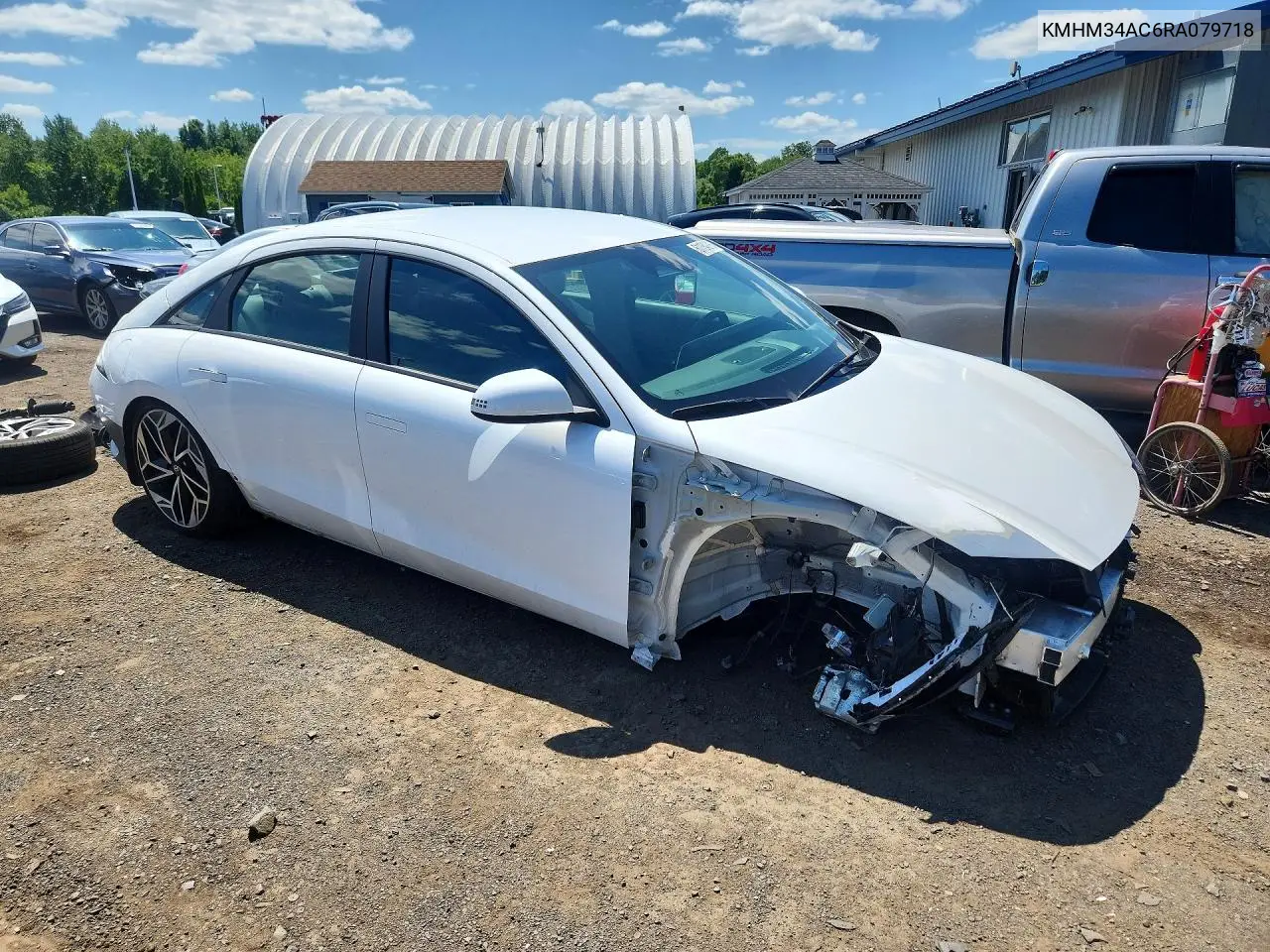 2024 Hyundai Ioniq 6 Sel VIN: KMHM34AC6RA079718 Lot: 61134276