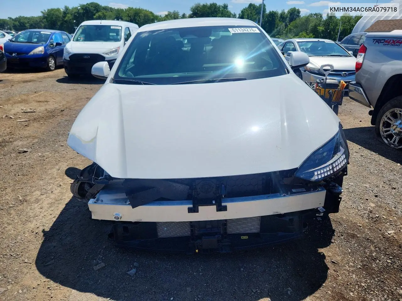 2024 Hyundai Ioniq 6 Sel VIN: KMHM34AC6RA079718 Lot: 61134276