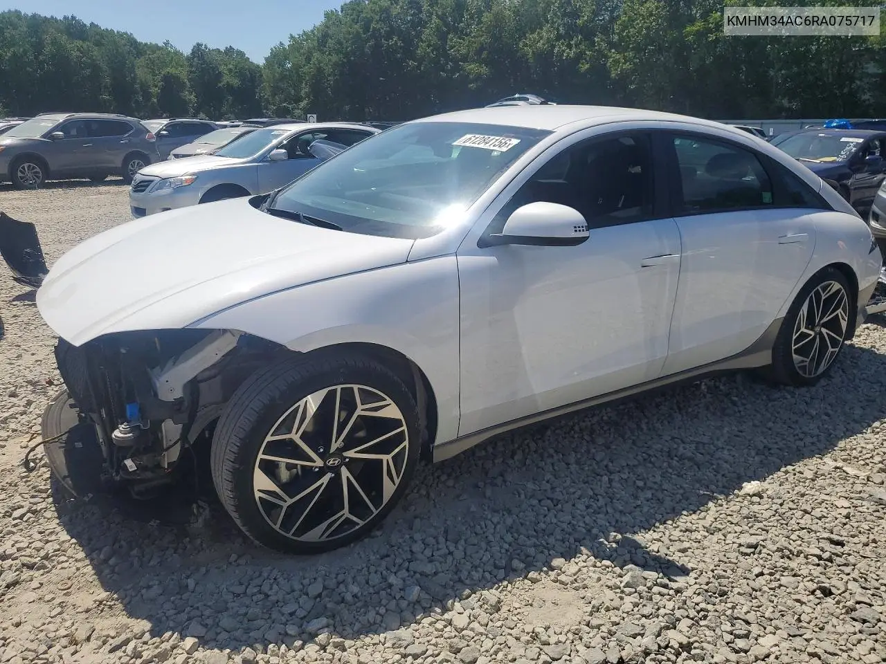 2024 Hyundai Ioniq 6 Sel VIN: KMHM34AC6RA075717 Lot: 61284156