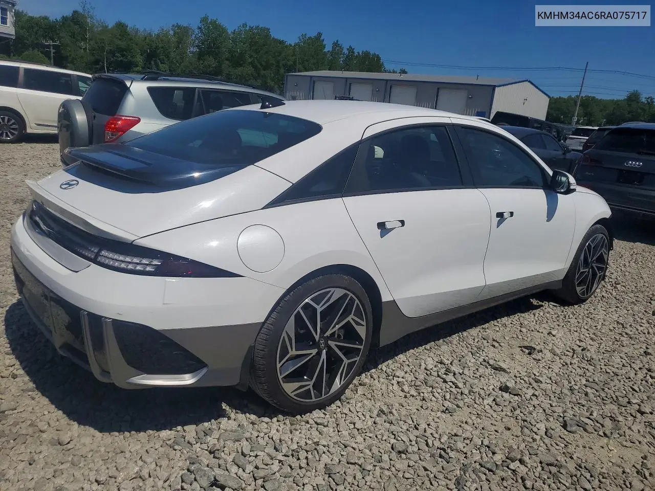 2024 Hyundai Ioniq 6 Sel VIN: KMHM34AC6RA075717 Lot: 61284156