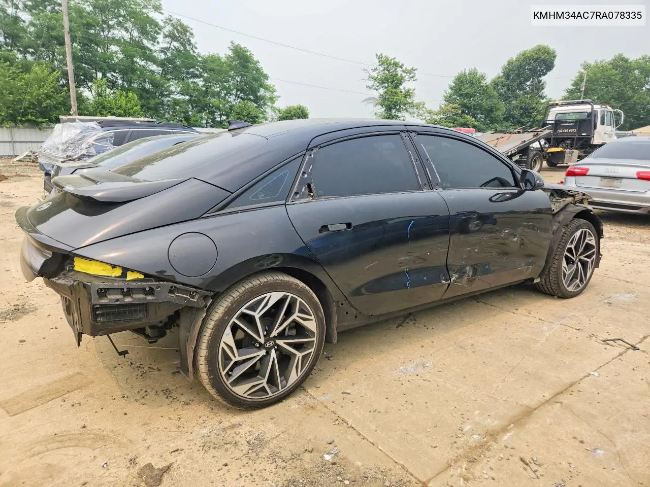 2024 Hyundai Ioniq 6 Sel VIN: KMHM34AC7RA078335 Lot: 61405446