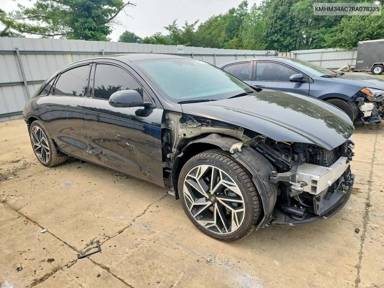 2024 Hyundai Ioniq 6 Sel VIN: KMHM34AC7RA078335 Lot: 61405446