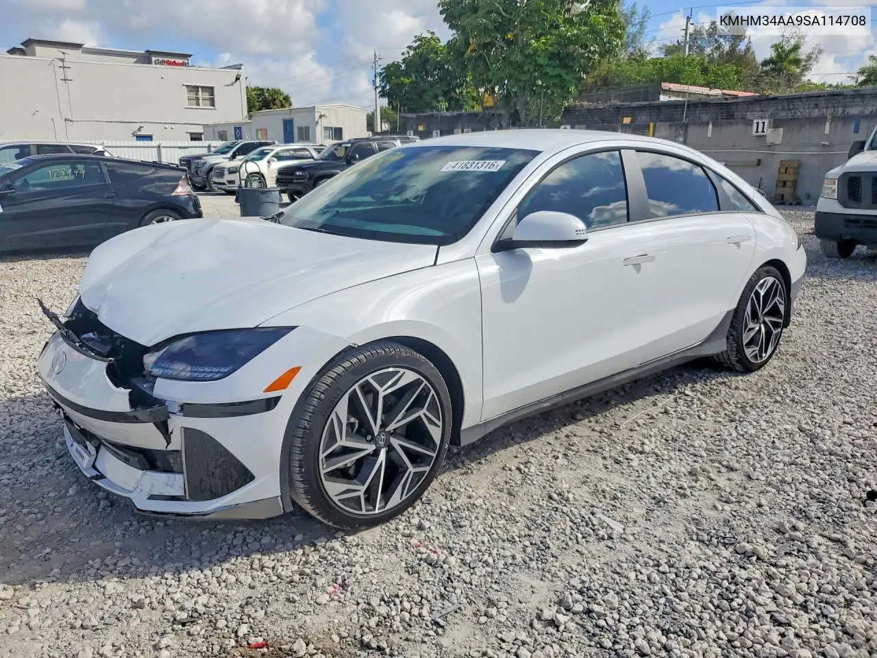 2025 Hyundai Ioniq 6 Sel VIN: KMHM34AA9SA114708 Lot: 46495546