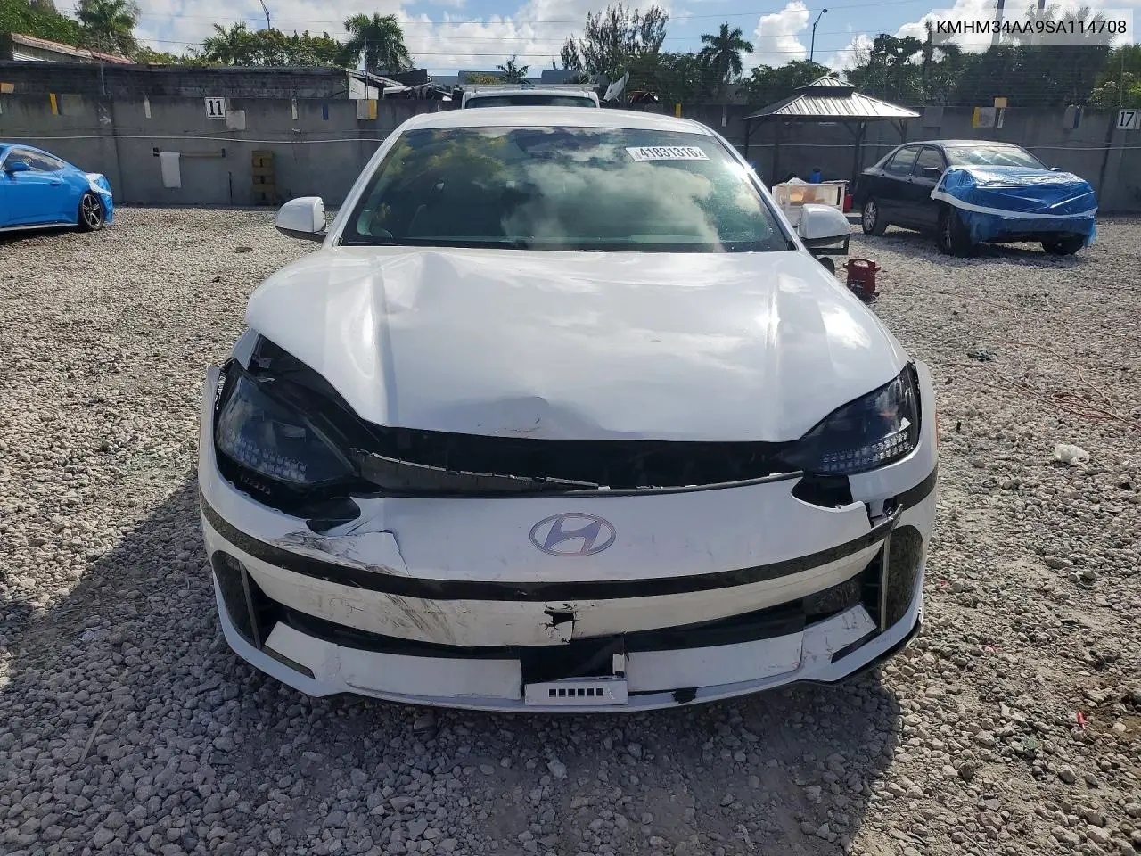 2025 Hyundai Ioniq 6 Sel VIN: KMHM34AA9SA114708 Lot: 46495546