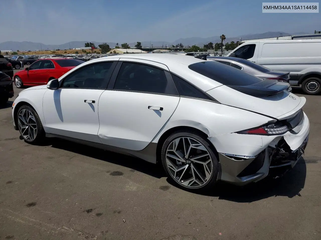 2025 Hyundai Ioniq 6 Sel VIN: KMHM34AA1SA114458 Lot: 56689506