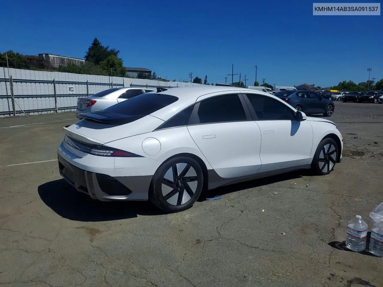 2025 Hyundai Ioniq 6 Se Standard Range VIN: KMHM14AB3SA091537 Lot: 57191236