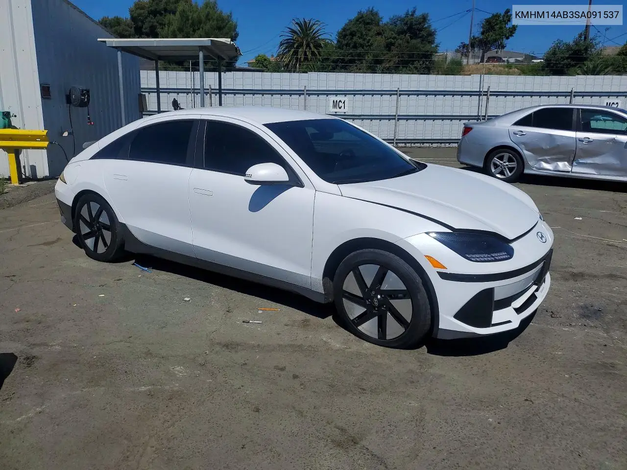 2025 Hyundai Ioniq 6 Se Standard Range VIN: KMHM14AB3SA091537 Lot: 57191236