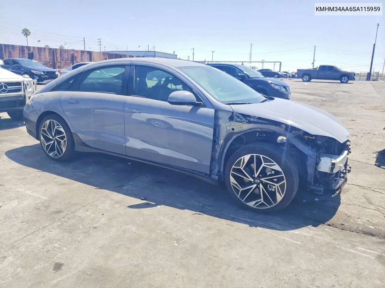 2025 Hyundai Ioniq 6 Sel VIN: KMHM34AA6SA115959 Lot: 58821216