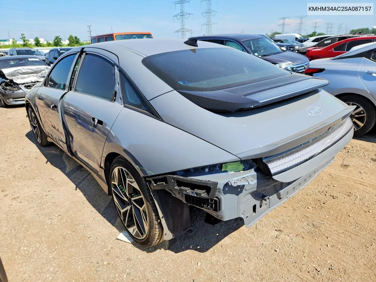 2025 Hyundai Ioniq 6 Sel VIN: KMHM34AC2SA087157 Lot: 59776136