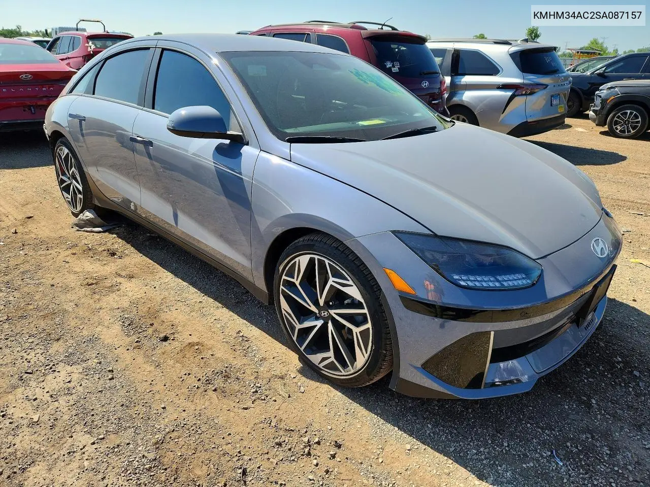 2025 Hyundai Ioniq 6 Sel VIN: KMHM34AC2SA087157 Lot: 59776136