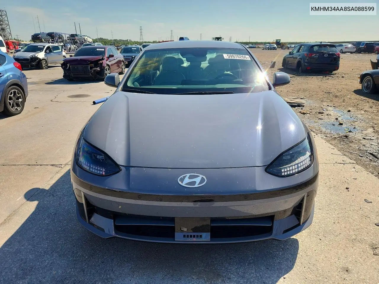 2025 Hyundai Ioniq 6 Sel VIN: KMHM34AA8SA088599 Lot: 59970266