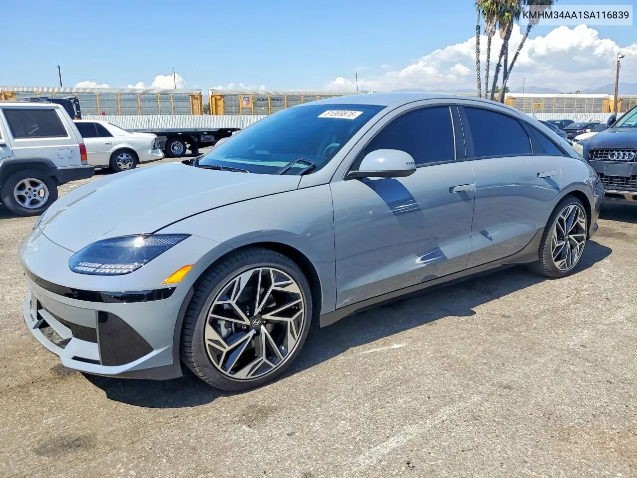 2025 Hyundai Ioniq 6 Sel VIN: KMHM34AA1SA116839 Lot: 61369876