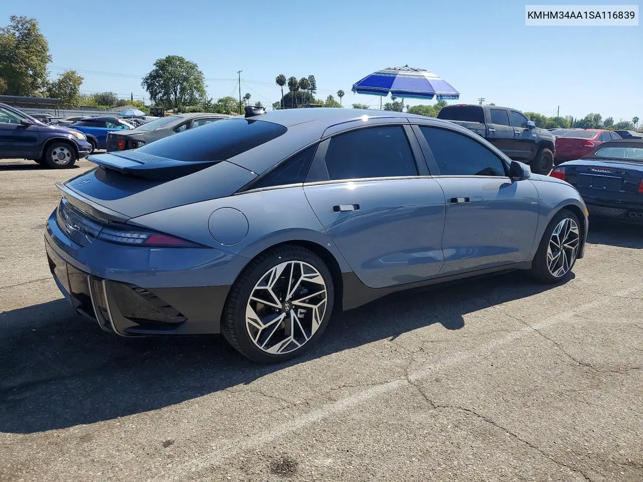 2025 Hyundai Ioniq 6 Sel VIN: KMHM34AA1SA116839 Lot: 61369876