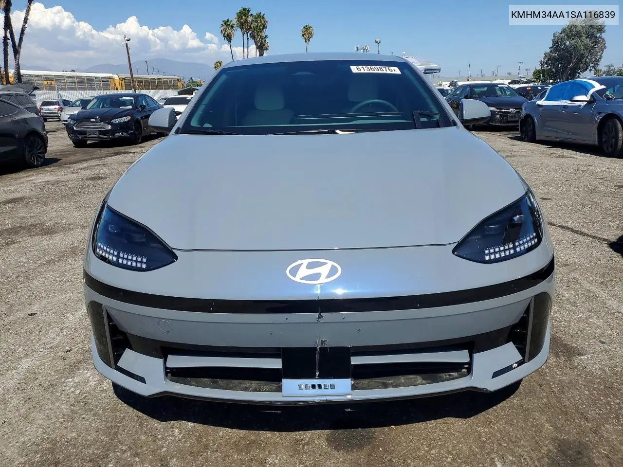2025 Hyundai Ioniq 6 Sel VIN: KMHM34AA1SA116839 Lot: 61369876