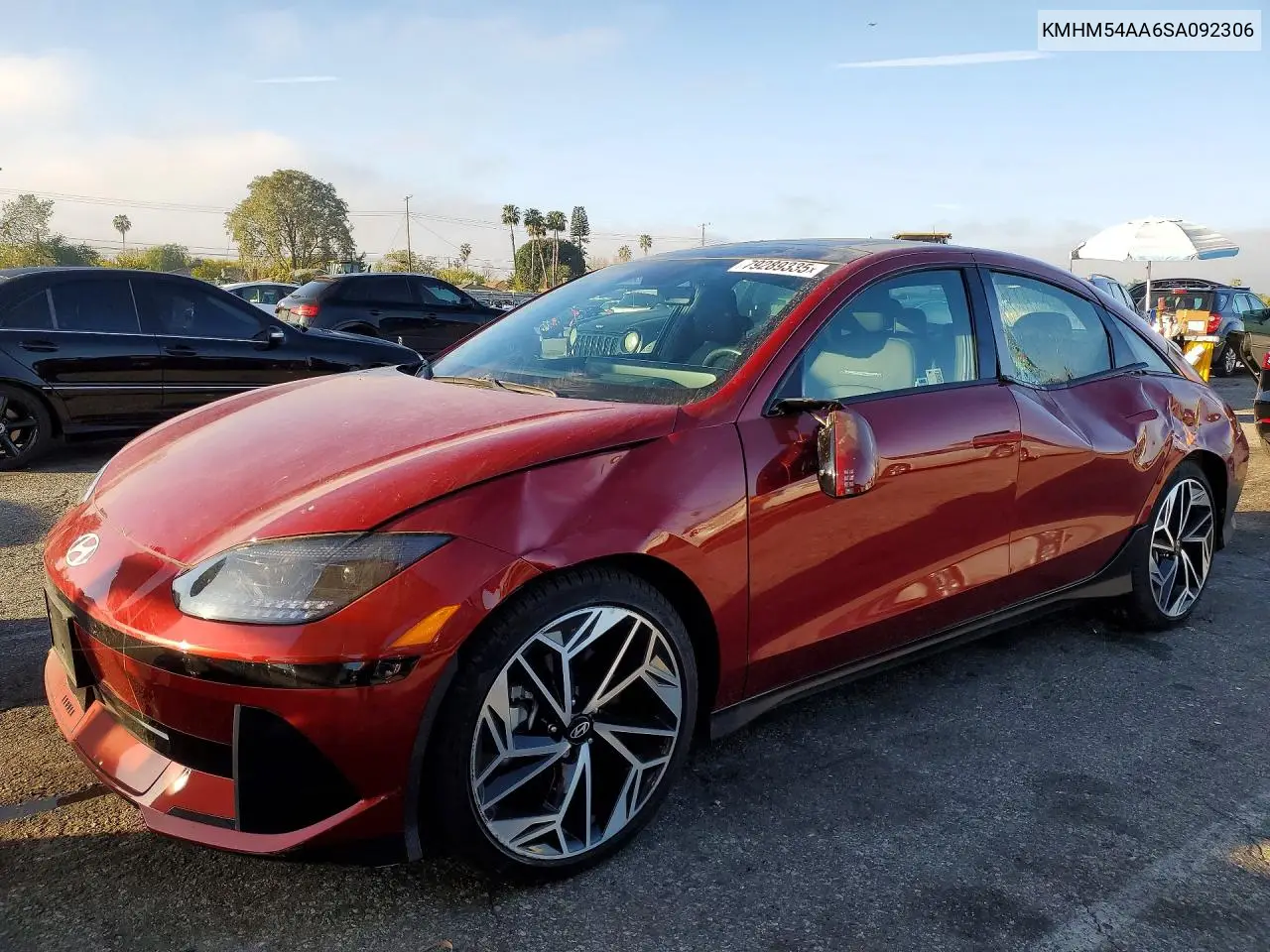2025 Hyundai Ioniq 6 Limited VIN: KMHM54AA6SA092306 Lot: 79289335
