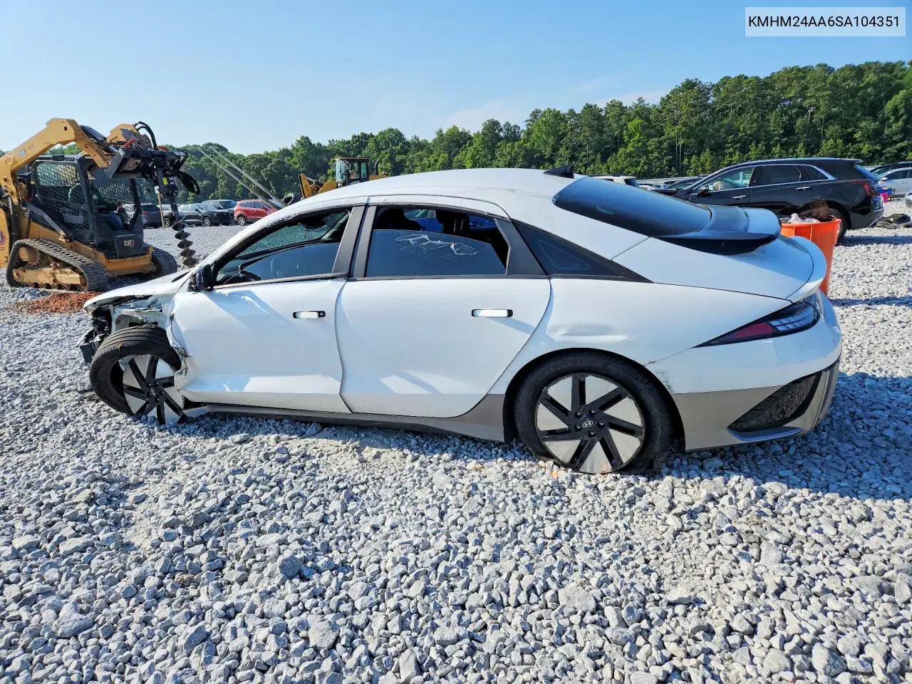 2025 Hyundai Ioniq 6 Se VIN: KMHM24AA6SA104351 Lot: 85635235